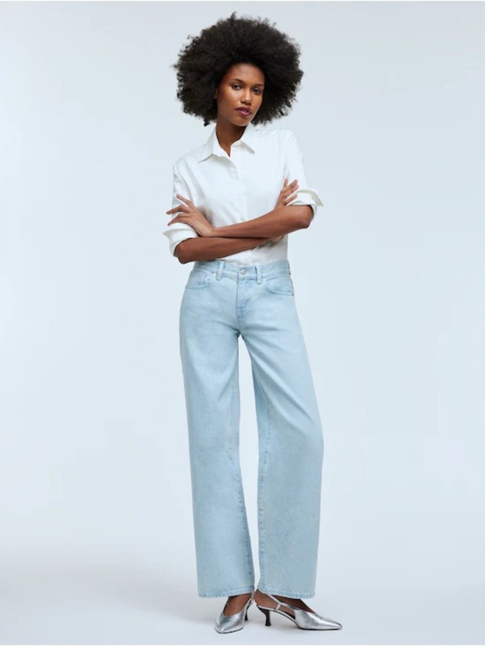 Madewell Low-Rise Superwide Leg Jeans